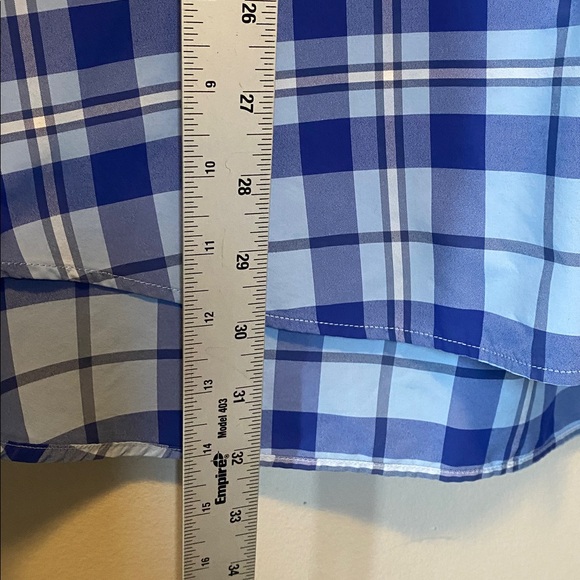 Vineyard Vines Performance Tucker Shirt Large Blue Nylon Classic Fit Button Down - Picture 13 of 14